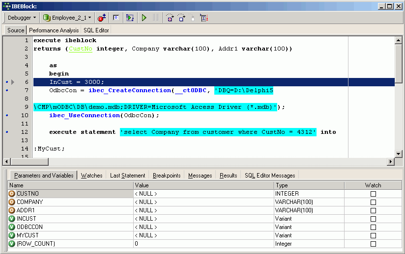 razorsql firebird autoinc column creation